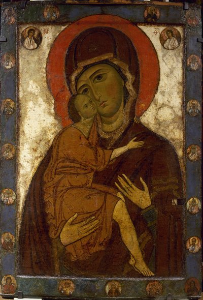 The Mother of God of Tenderness of the White Lake by Unbekannt Unbekannt